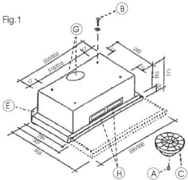 Fig.1 550/850 516/816 17 12 280 134 114 70 E 280 307 458 590/896 H A C B