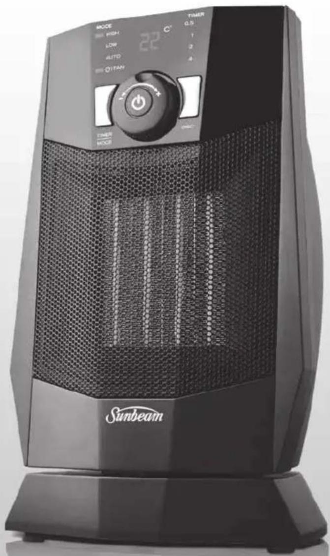 SUNBEAM HE2125 - Ceramic Heater Digital Thermostat Control - 1