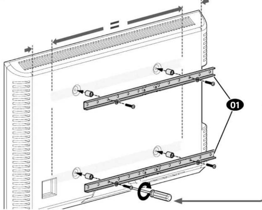Technical diagram showing assembly of a device with labeled parts and directional arrows indicating motion or assembly.