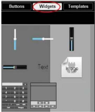 Buttons Widgets Templates Text Image