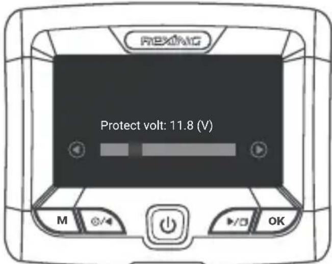 PEXING Protect volt: 11.8 (V) M +/- OK