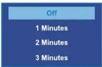 Off 1 Minutes 2 Minutes 3 Minutes