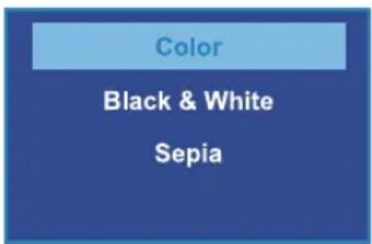 Color Black & White Sepia