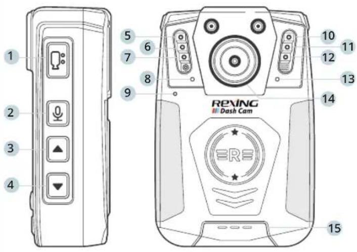 1 2 3 4 5 6 7 8 9 10 11 12 13 14 REXING Dash Cam 15