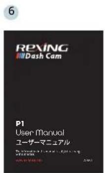 6 RPXING Dash Cam P1 User Manual ユーザーマニュアル The International Human & Electronic Technology 2014.03.2015 2014.03.2015