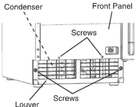 Condenser Front Panel Screws Louver Screws