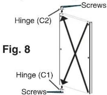 Screws Hinge (C2) Hinge (C1) Screws Fig. 8