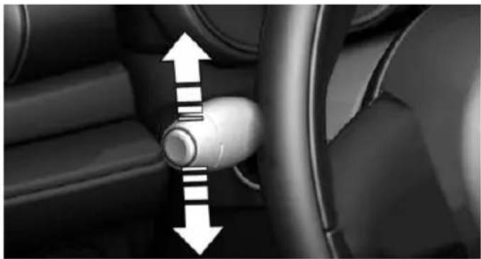 Interior view of a car showing a vehicle's seatbelt and dashboard (no text or symbols visible)