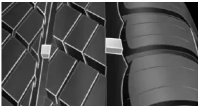 Abstract 3D rendering of layered geometric structures with no visible text or symbols