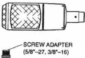 SCREW ADAPTER (5/8"-27, 3/8"-16)