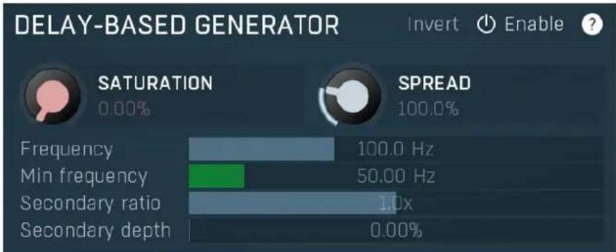MeldaProduction MStereoSpread - Delay-based generator panel - 1