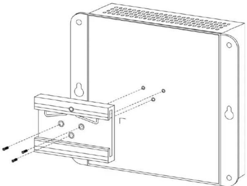 Planet WGR-500 - DIN-rail Installation - 1