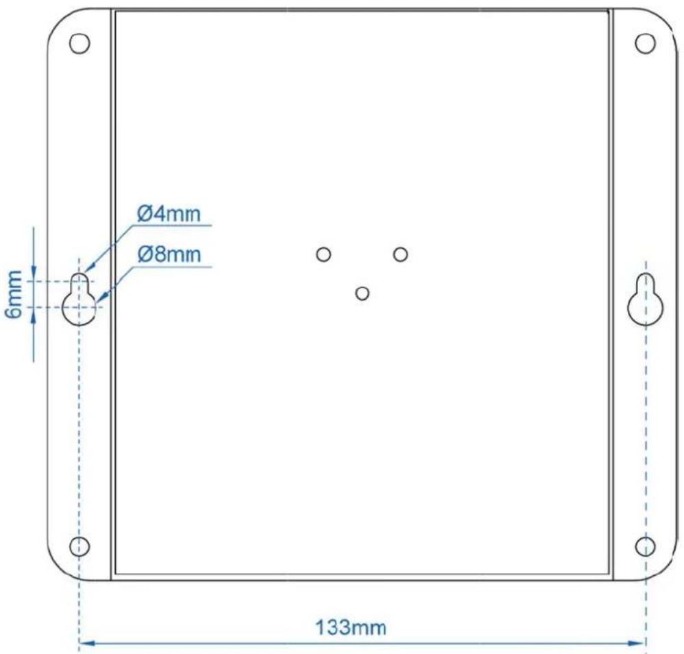 Ø4mm Ø8mm 6mm 133mm