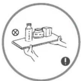 InAlto I4DF545X - Warnings related to placing items - 1