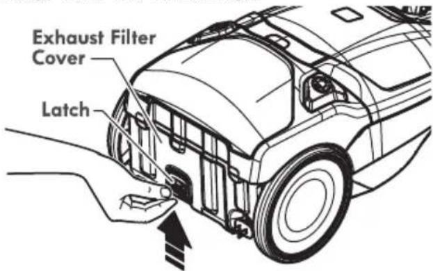 Exhaust Filter Cover Latch
