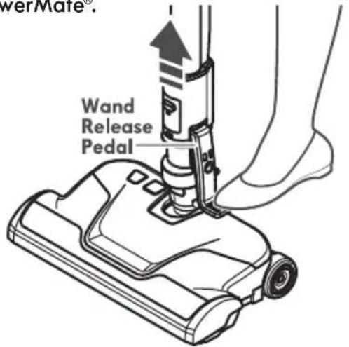 PowerMate®. Wand Release Pedal