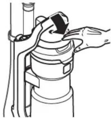 KENMORE DU3017 - TO REINSTALL DUST CUP - 2