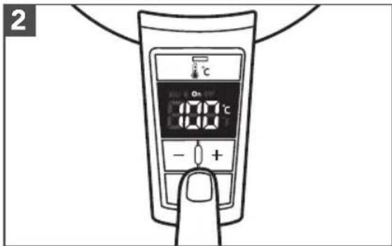 2 °C On 00°C - + +