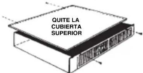 QUITE LA CUBIERTA SUPERIOR
