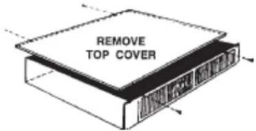 REMOVE TOP COVER