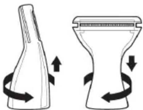 Electroline ELNEXTTRIMMER401G - Come si usa l'accessorio per le sopracciglia - 5