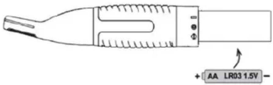 + AA LR03 1.5V -