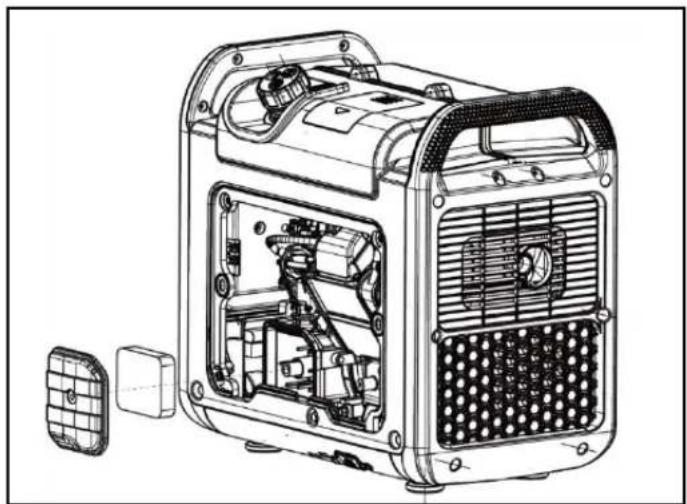 HYUNDAI HY2250SEi - Air Filter Maintenance - 3
