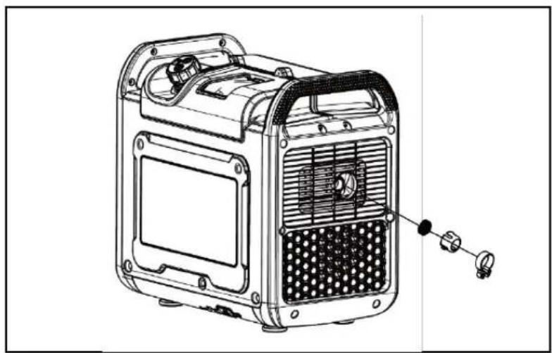 HYUNDAI HY2250SEi - WARNING – Allow the machine to fully cool down before carrying out this maintenance step. - 1