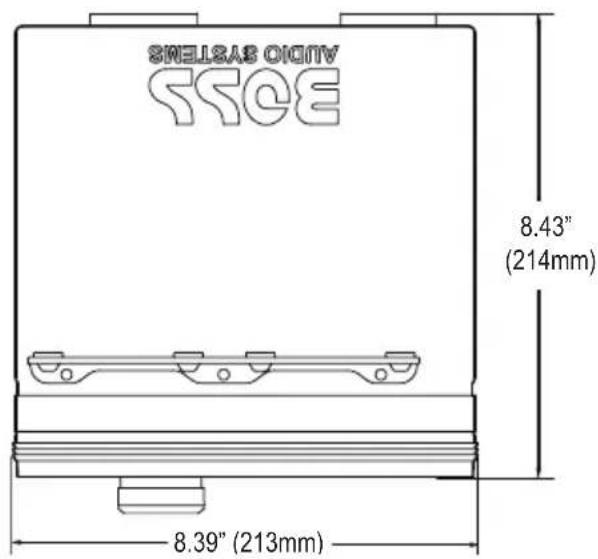 SWEI SENS OICN SSCE 8.43" (214mm) 8.39" (213mm)