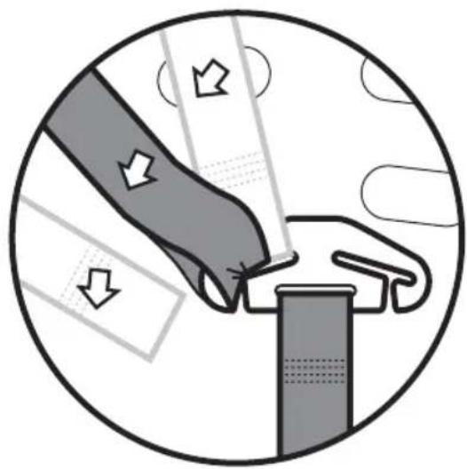 Illustration of a hand holding a test tube with arrows indicating force or movement (no text or symbols)