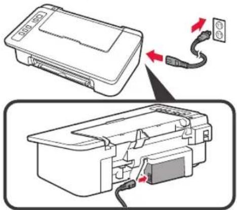 CANON PIXMA TS302a - 2.RemoveTape and Turn on - 8