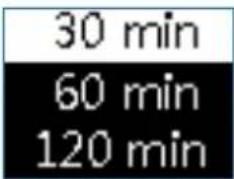 30 min 60 min 120 min