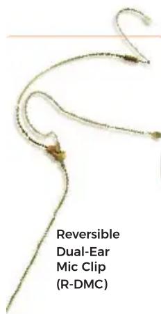Reversible Dual-Ear Mic Clip (R-DMC)