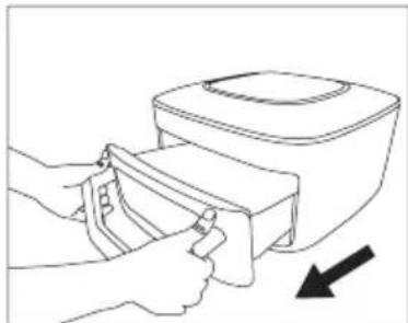 MISTRAL MLAF50V - To remove the draw basket from the appliance: - 2