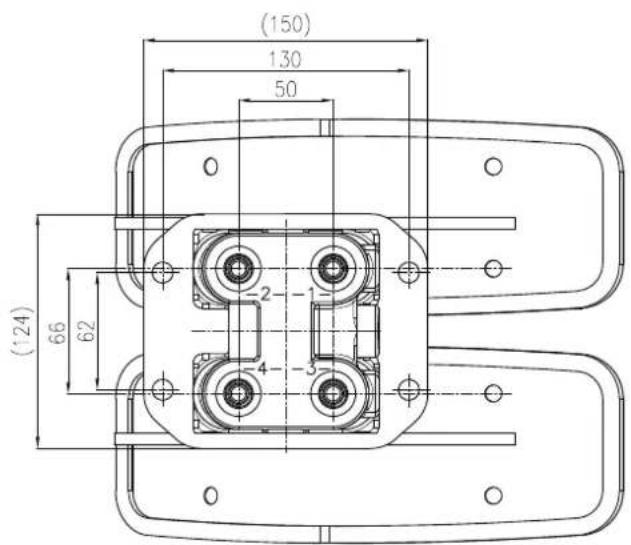 (150) 130 50 (124) 66 62 2 1 4 3