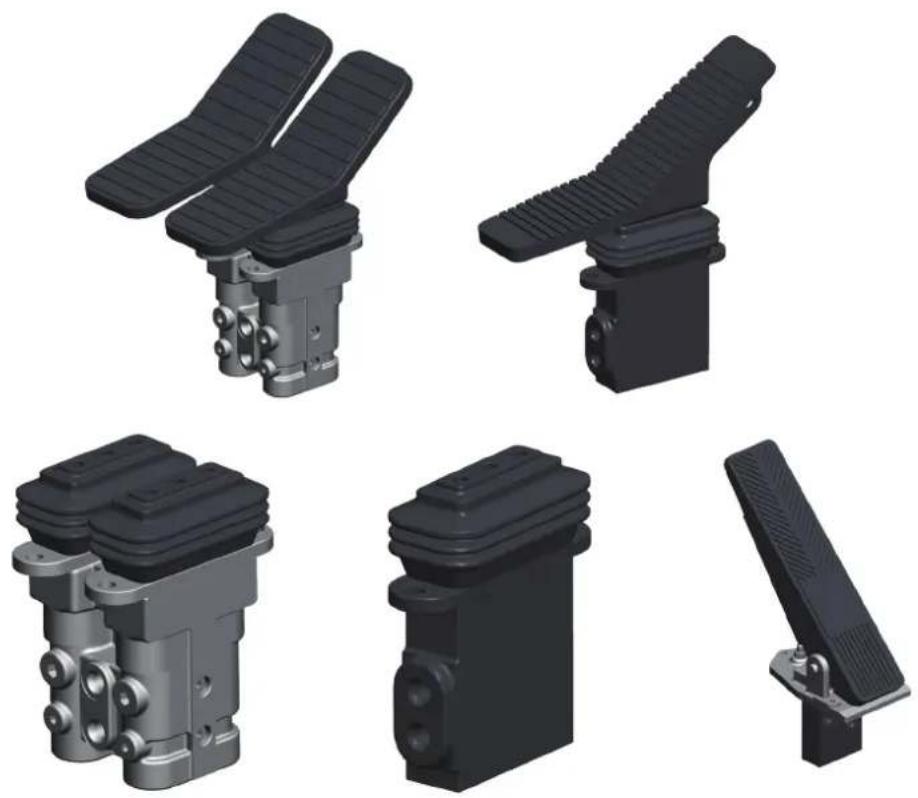 DANFOSS DHRCP - Hydraulic Foot Pedals - 1
