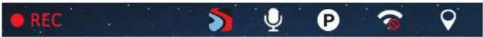 COBRA SC 250R - STATUS BAR ICONS - 1