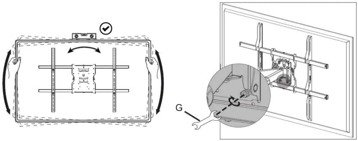 Technical diagram showing mechanical assembly with rotation and disassembly views, including a magnified view of the internal structure.