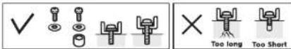 Mount-It! MI-14009 - Attach the VESA Brackets to the TV - 1