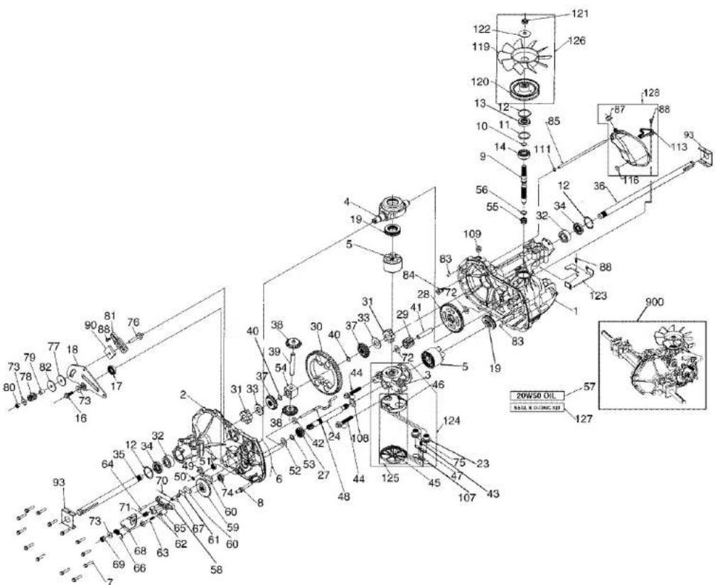 Technical diagram of a mechanical assembly with numbered components and labeled parts in Chinese