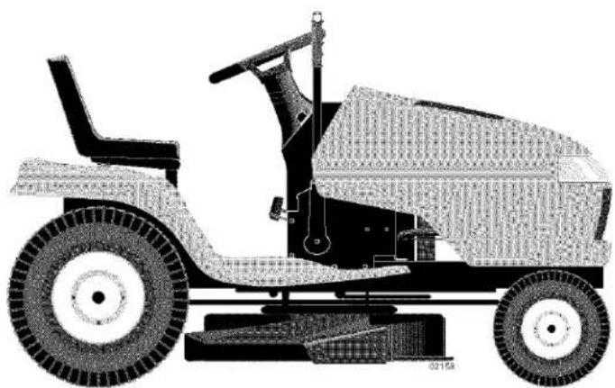Craftsman 917.275684 - LAWN TRACTOR - 1