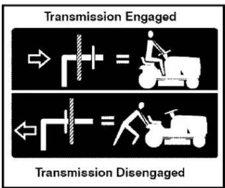Transmission Engaged Transmission Disengaged