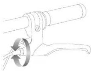 RAZOR RSF350 - □ Adjusting the Brake - 1