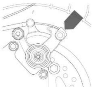 RAZOR RSF350 - □ Adjusting the Brake - 2