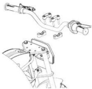 RAZOR RSF350 - □ Attaching the Handlebars - 1