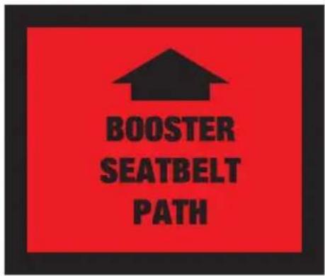 BOOSTER SEATBELT PATH