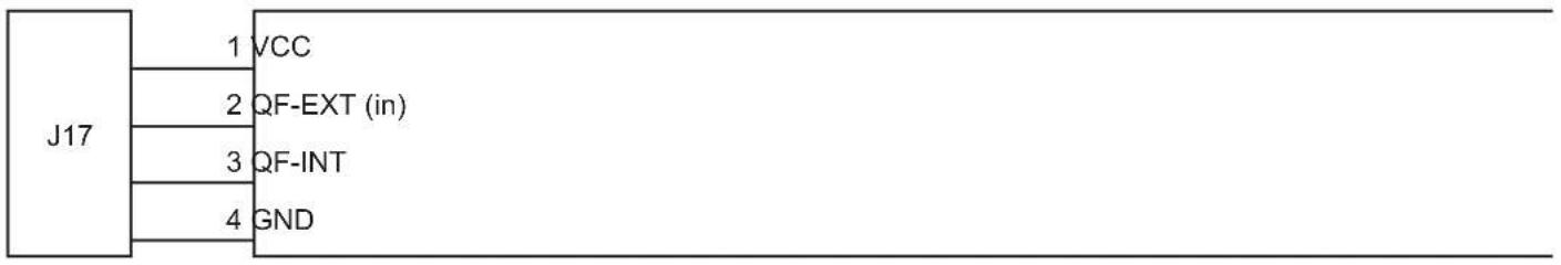 J17 1 VCC 2 QF-EXT (in) 3 QF-INT 4 GND