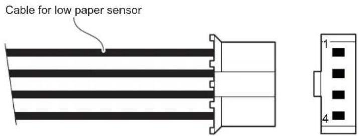 Cable for low paper sensor 1 4