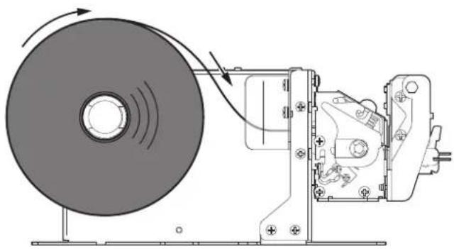CUSTOM TPTCM112III - Loading the paper roll - 9