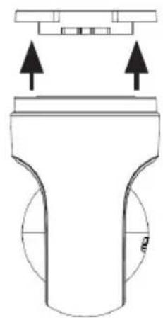 Pure technical diagram of a mechanical component with no text, numbers, or symbols